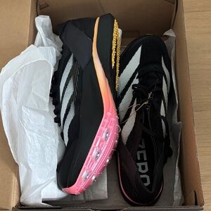 adidas Black and Pink Athletic Shoes